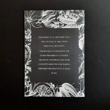 Load image into Gallery viewer, Natural Perfumery Blending for the Home Perfumer. PRINTED Guide and Booklet  Sonia Washburn Natural Perfumes
