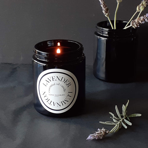 Lavender Lumination Candle. Sonia Washburn Natural Perfumes