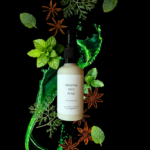 Absinthe, Mint & Anise. Luxury Body Oil body oil Sonia Washburn Natural Perfumes