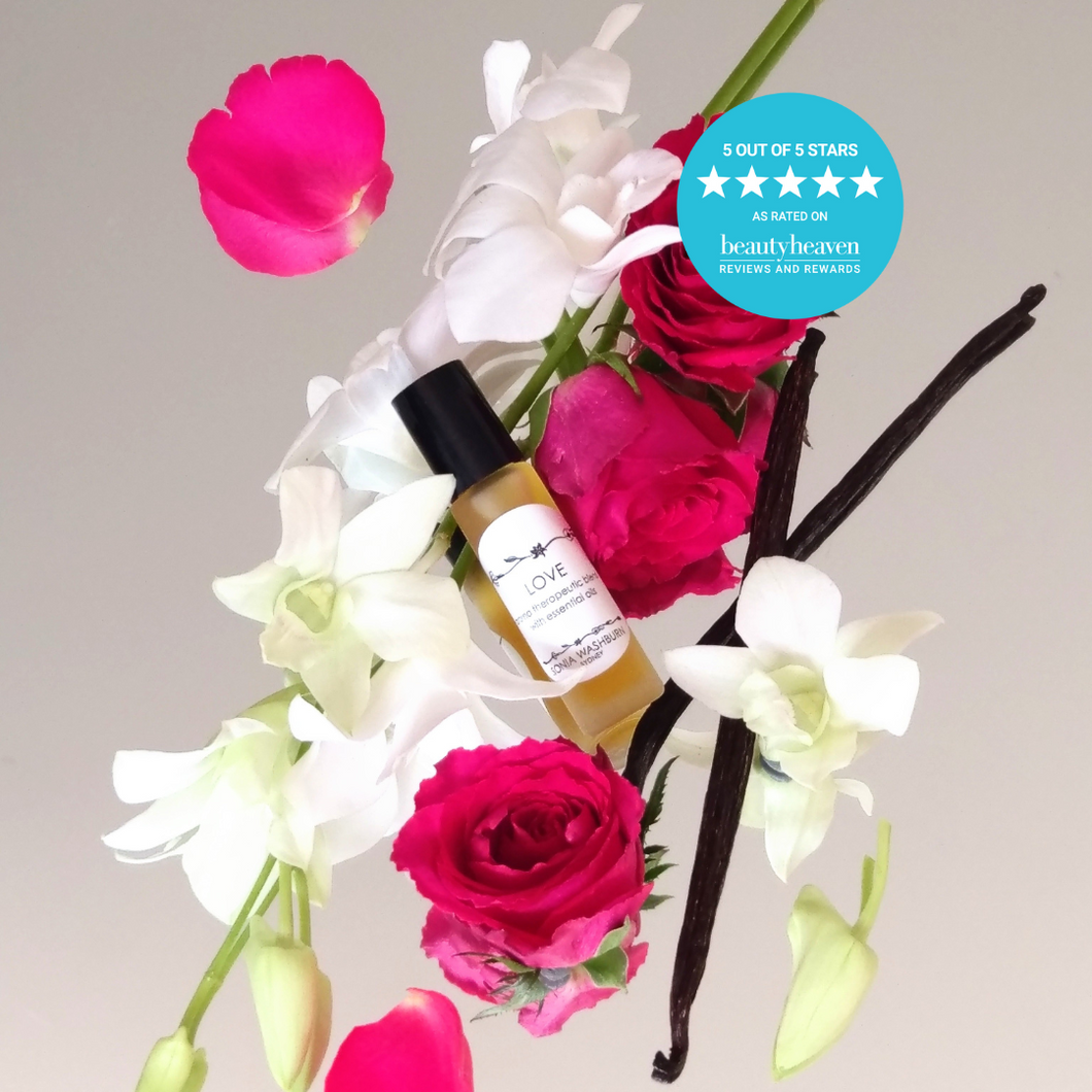 LOVE Aromatherapy Perfume Oil. Natural Perfume.  Sonia Washburn