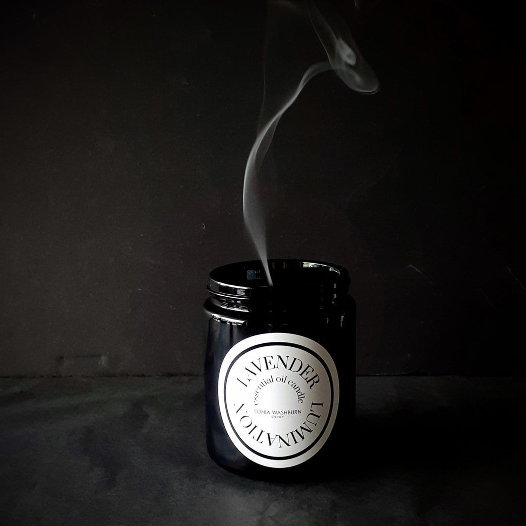 Lavender Lumination Candle  Sonia Washburn Natural Perfumes