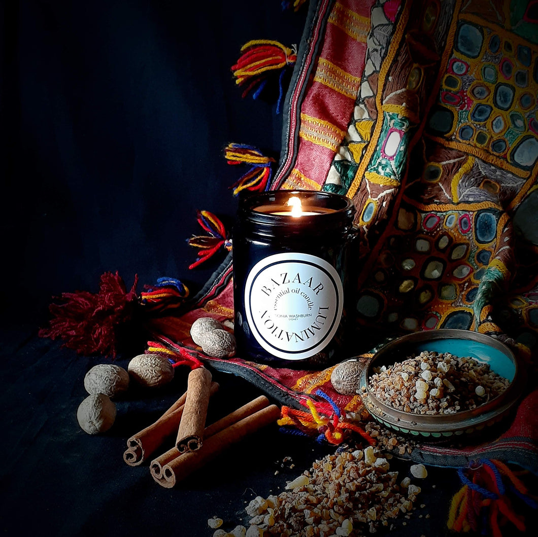 Bazaar Lumination Candle  Sonia Washburn Natural Perfumes