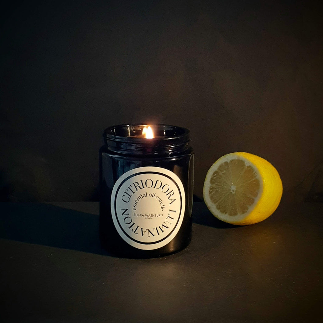 Citriodora Lumination Candle  Sonia Washburn Natural Perfumes